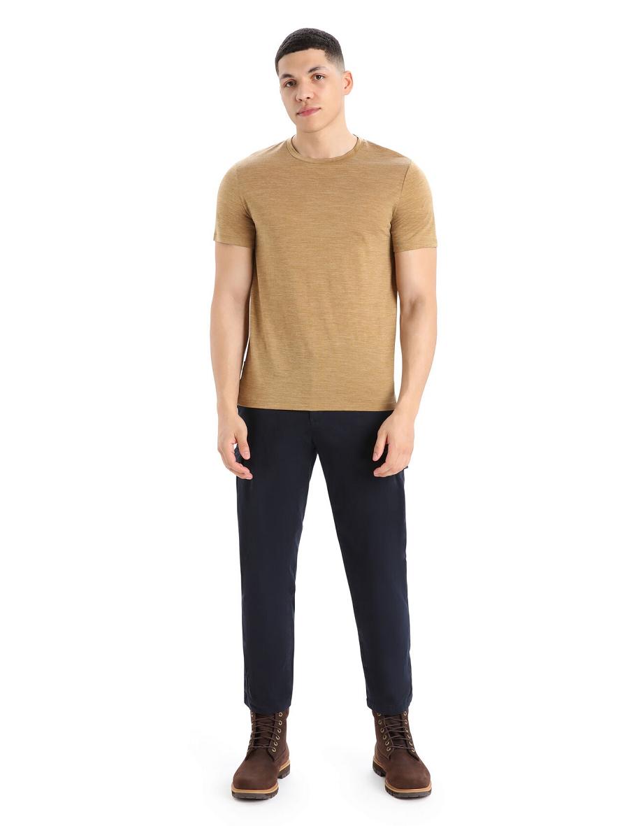 Icebreaker Merino Sphere II Lyhyt Sleeve Miesten T Paidat Khaki | FI 1152ILHS